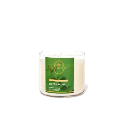 VELAS BATH AND BODY WORKS 3 MECHAS AROMATERAPIA - EUCALIPTO + HIERBABUENA