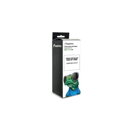 TINTA GEKOPRINT DYE BLACK PARA HP 100ML