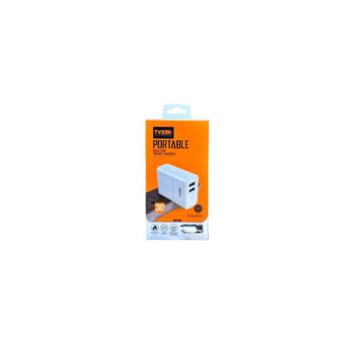CARGADOR COMPLETO TOXIIK DOBLE USB 30W TIPO C