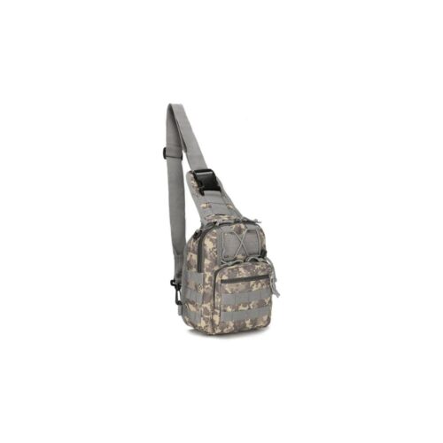 BOLSO TACTICO CRUZADO 7L – CAMUFLAJE GRIS