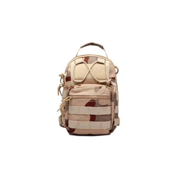 BOLSO TACTICO CRUZADO 7L – CAMUFLAJE CLARO