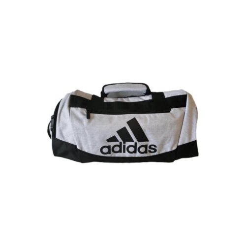 BOLSO DEPORTIVO DEFENSE 2 SMALL DUFFEL - BLANCO/NEGRO