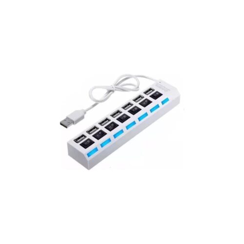 ADAPTADOR HUB 7 PUERTOS USB 2.0