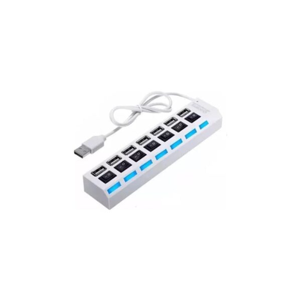 ADAPTADOR HUB 7 PUERTOS USB 2.0