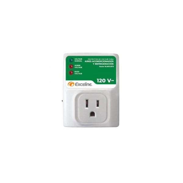 EXCELINE PROTECTOR DE VOLTAJE PARA AIRES ACONDICIONADOS Y REFRIGERADORES GSM-RE120A