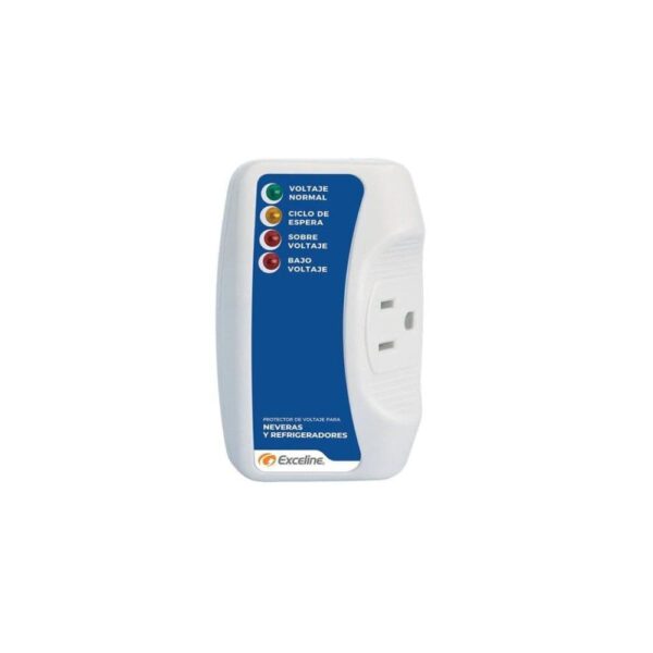 EXCELINE PROTECTOR DE VOLTAJE PARA NEVERAS Y REFRIGERADORES GSM-110N