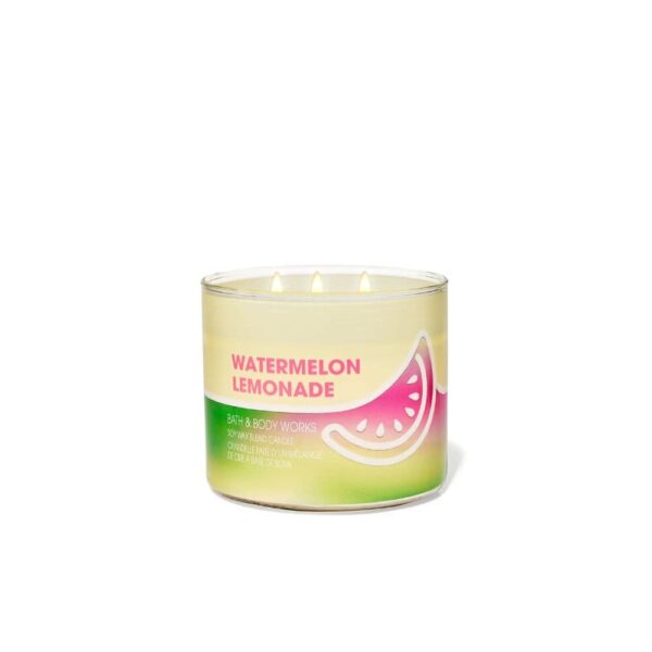 VELAS BATH AND BODY WORKS 3 MECHAS - LIMONADA DE SANDIA