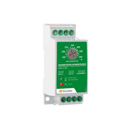 EXCELINE SUPERVISOR MONOFASICO PARA REFRIGERACION Y AIRES ACONDICIONADOS - GSM-C120V