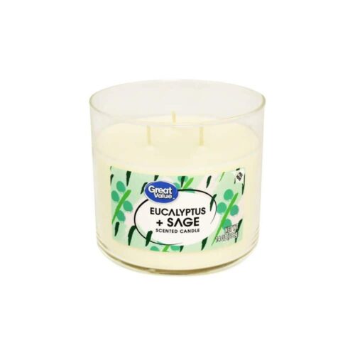 VELAS GREAT VALUE 3 MECHAS 14OZ - EUCALIPTO Y SALVIA