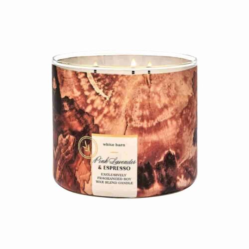 VELAS BATH AND BODY WORKS 3 MECHAS - LAVANDA ROSA Y ESPRESSO
