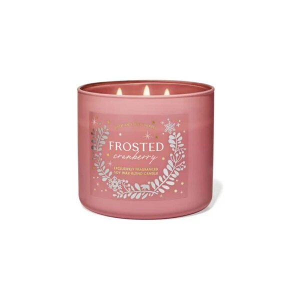 VELAS BATH AND BODY WORKS 3 MECHAS – ARANDANO ESCARCHADO