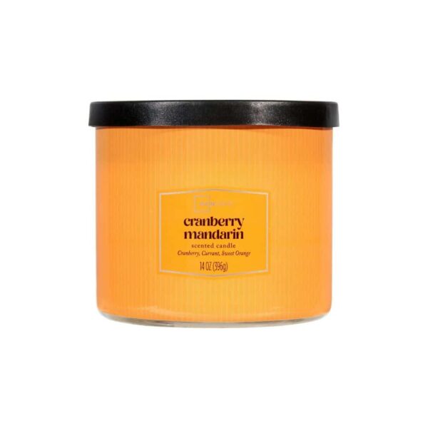 VELAS MAINSTAYS 3 MECHAS - MANDARINA Y ARANDANOS