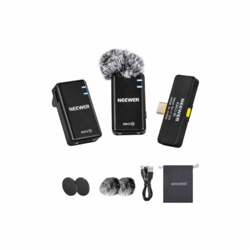 NEEWER MICROFONOS INALAMBRICOS KM15 - IPHONE 15/ANDROID TIPO C