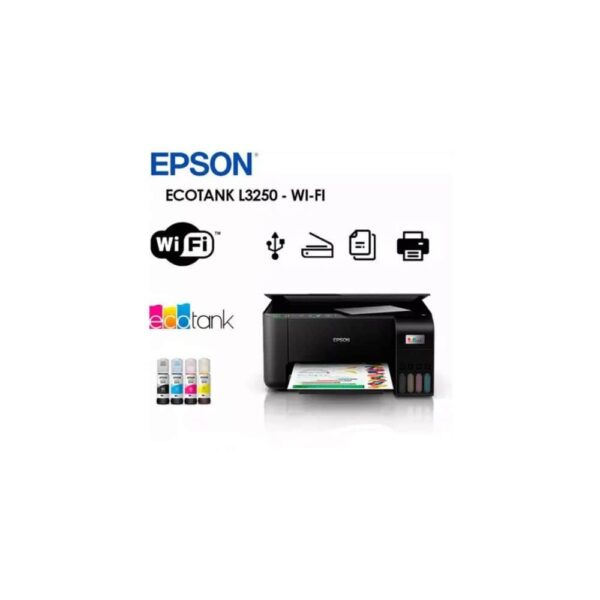 EPSON ECOTANK L3250 - WIFI COLOR PRINTER + SCANNER