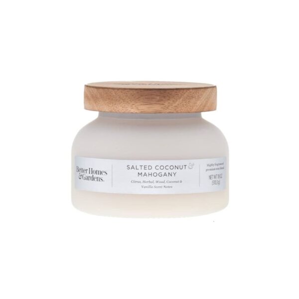 VELAS BETTER HOMES & GARDENS 18OZ - CAOBA Y COCO SALADO
