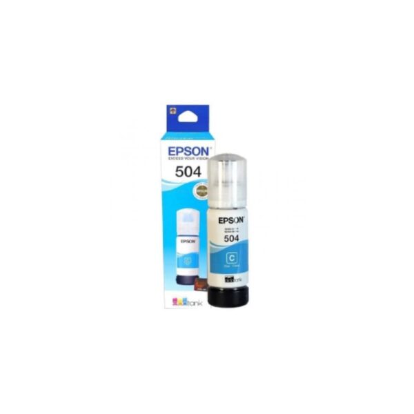 TINTA EPSON ORIGINAL - 504 CYAN 70ML